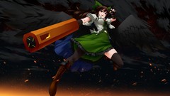 Skyscapes cannons weapons red