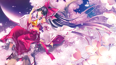 Skyscapes full moon Japanese