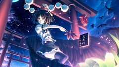 Skyscapes hats anime girls