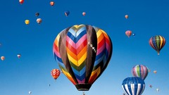 Skyscapes hot air balloons