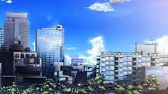 Skyscrapers Anime cities