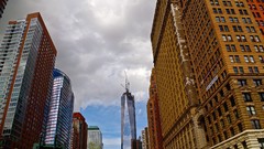 Skyscrapers architecture buildings cityscapes new york city one 