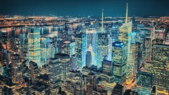 Skyscrapers architecture USA cities new york city towns