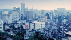 Skyscrapers Asia Seoul buildings asians cityscapes south korea 