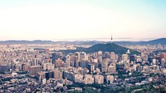 Skyscrapers Asia Seoul buildings asians cityscapes south korea 