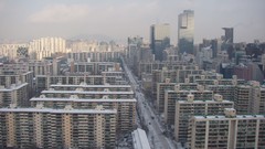 Skyscrapers Asia Seoul buildings asians cityscapes south korea 