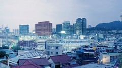 Skyscrapers Asia Seoul buildings asians cityscapes south korea 