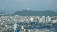 Skyscrapers Asia Seoul buildings asians cityscapes south korea 