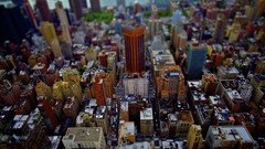 Skyscrapers buildings cities cityscapes new york city tilt-shift