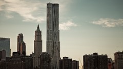 Skyscrapers buildings urban