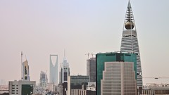 Skyscrapers buildings urban saudi arabia cityscapes Middle East 