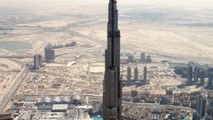 Skyscrapers burj khalifa cityscapes