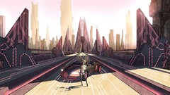 Skyscrapers cars tie roads cities long hair streets hatsune 