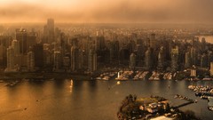 Skyscrapers cities cityscapes artwork