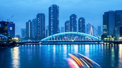 Skyscrapers City Lights cities