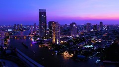 Skyscrapers City Lights cities