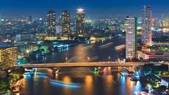 Skyscrapers City Lights cityscapes