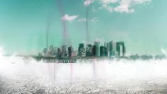 Skyscrapers cityscapes Desktopography