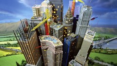 Skyscrapers cityscapes fantasy art Sim City