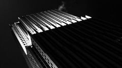 Skyscrapers grayscale