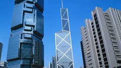 Skyscrapers Hong Kong architecture buildings