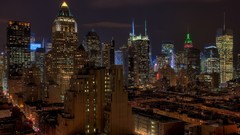 Skyscrapers Manhattan cities new york city city skyline