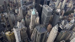 Skyscrapers roofs buildings cities cityscapes York