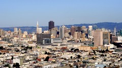 Skyscrapers San Francisco Downtown buildings cityscapes