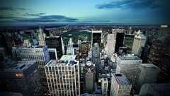 Skyscrapers skyline cityscapes new york city