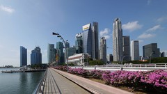 Skyscrapers streets cityscapes