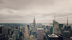 Skyscrapers USA buildings cityscapes new york city
