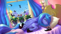 Sleeping angels my little pony Princess Luna My Little Pony: 
