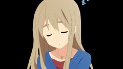 Sleeping blondes long hair closed eyes k - on kotobuki tsumugi