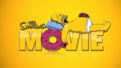 Sleeping The Simpsons donuts yellow background pillows Homer 