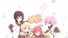 Sleeping white background blondes pink hair long hair anime 