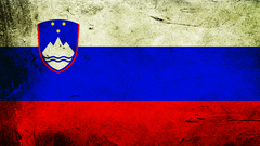 Slovenia grunge Flags flag