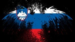 Slovenia slovenija eagle flag