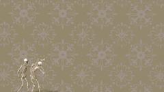 Smack skeletons pattern abstract