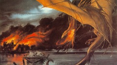 Smaug fantasy Dragons fire