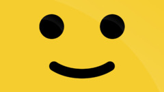 smiley artwork yellow Minimalism yellow background