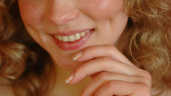 Smiling curly hair faces