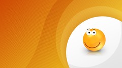 Smiling minimalistic artwork