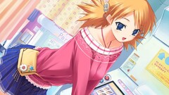 smiling miniskirt Anime anime girls