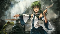 Smiling open mouth torii