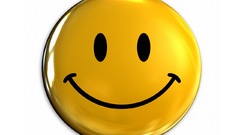 Smiling white background