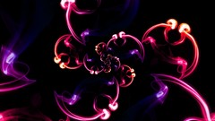 Smoke abstract black background