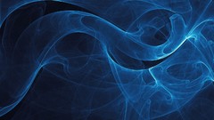 Smoke abstract lines multicolor digital art