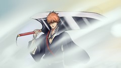 Smoke bleach kurosaki ichigo orange hair anime boys zanpakuto