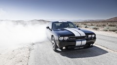 Smoke cars vehicles dodge challenger burnout Dodge Challenger 