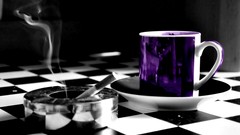 Smoke cups selective coloring